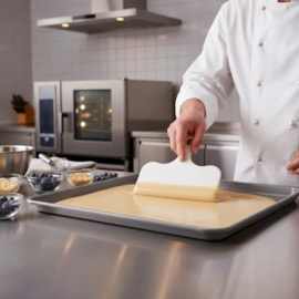 ESPATULA LARGA PROFISSIONAL EM POLIETILENO 19,5 CM