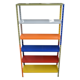 ESTANTE EM AÇO COM 6 PRATELEIRAS COLORIDA DUPLA FLEX ESTANTE EM AÇO COM 6 PRATELEIRAS COLORIDA DUPLA FLEX