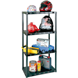 ESTANTE PÁSTICA 4 PRATELEIRAS 38X70X179 CM ESTANTE PÁSTICA 4 PRATELEIRAS 38X70X179 CM