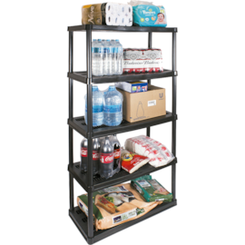 ESTANTE PÁSTICA 5 PRATELEIRAS 45X90X183 CM ESTANTE PÁSTICA 5 PRATELEIRAS 45X90X183 CM