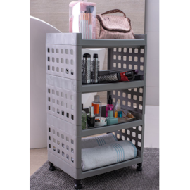 ESTANTE PLÁSTICA MULTIUSO FRUTEIRA COM RODAS ESTANTE PLÁSTICA MULTIUSO FRUTEIRA COM RODAS