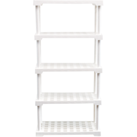 ESTANTE PLÁSTICA REFORÇADA 5 PLANOS USO AMBIENTE CORES ESTANTE PLÁSTICA REFORÇADA 5 PLANOS USO AMBIENTE CORES