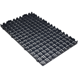 ESTRADO PISO PLASTICO 100 X 60 X 4,5CM PRETO