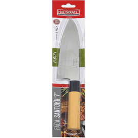 FACA JAPONESA ASIA SANTOKU 7'' INOX FACA JAPONESA ASIA SANTOKU 7'' INOX