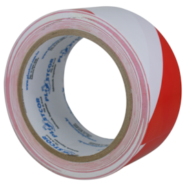 FITA ADESIVA DE DEMARCAÇÃO ZEBRADA 30 MTS VERMELHA - BRANCA FITA ADESIVA DE DEMARCAÇÃO ZEBRADA 30 MTS VERMELHA - BRANCA