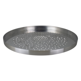 FORMA ASSADEIRA PARA PIZZA EM ALUMINIO COM FUROS 35 CM  FORMA ASSADEIRA PARA PIZZA EM ALUMINIO COM FUROS 35 CM