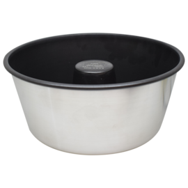 FORMA PARA PUDIM COM TUBO ANTIADERENTE 4,6L 28CM Ø FORMA PARA PUDIM COM TUBO ANTIADERENTE 4,6L 28CM Ø