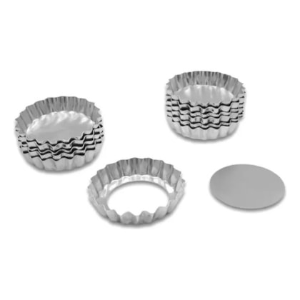 FORMINHA TORTA MACA FUNDO REMOVIVEL 9 X 2 CM 