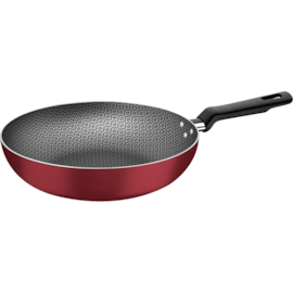 FRIGIDEIRA FUNDA 3,3L 28CM ANTIADERENTE COM TAMPA DE VIDRO LORETO CEREJA FRIGIDEIRA FUNDA 3,3L 28CM ANTIADERENTE COM TAMPA DE VIDRO LORETO CEREJA