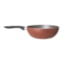 FRIGIDEIRA WOK 4,1 LITROS 28 CM COM TAMPA DE VIDRO TERRACOTA 