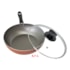 FRIGIDEIRA WOK 4,1 LITROS 28 CM COM TAMPA DE VIDRO TERRACOTA 