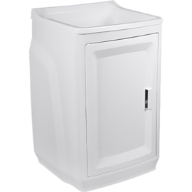 GABINETE PLÁSTICO COM TANQUE PARA LAVAR ROUPA 22 LITROS GABINETE PLÁSTICO COM TANQUE PARA LAVAR ROUPA 22 LITROS