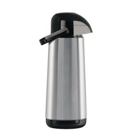 GARRAFA TÉRMICA 1 LITRO PRESSÃO LUMINA INOX E PRETO GARRAFA TÉRMICA 1 LITRO PRESSÃO LUMINA INOX E PRETO