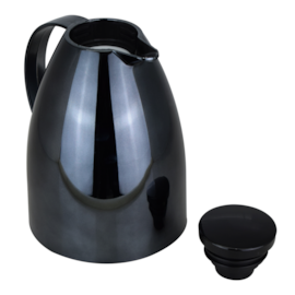GARRAFA TERMICA BULE VIENA 750ML METALIZADO  PRETO GARRAFA TERMICA BULE VIENA 750ML METALIZADO  PRETO