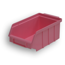 GAVETA PLASTICA BIN 03 NA COR ROSA