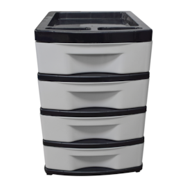 GAVETEIRO PLÁSTICO COM 4 GAVETAS PEQUENAS E RODAS GAVETEIRO PLÁSTICO COM 4 GAVETAS PEQUENAS E RODAS