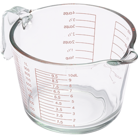 JARRA DE VIDRO GRADUADA MEDIDORA 1 LITRO JARRA DE VIDRO GRADUADA MEDIDORA 1 LITRO