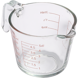 JARRA DE VIDRO GRADUADA MEDIDORA 500 ML JARRA DE VIDRO GRADUADA MEDIDORA 500 ML