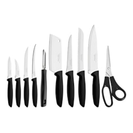 JOGO DE FACAS 10 PCS PLENUS PRETO-SORTID