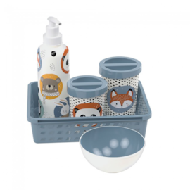 KIT BEBE HIGIENE COM 5 PEÇAS BICHINHOS MENINO KIT BEBE HIGIENE COM 5 PEÇAS BICHINHOS MENINO