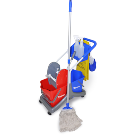 KIT LIMPEZA BALDE ESPREMEDOR 50 LITROS COM PLACA MOP E SPRAY KIT LIMPEZA BALDE ESPREMEDOR 50 LITROS COM PLACA MOP E SPRAY