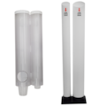 KIT LIXEIRA DISPENSADOR + DISPENSER DUPLO COPOS...