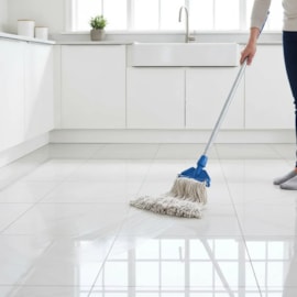 KIT MOP CRU 320G COM CABO E GARRA PARA MOP EURO PLASTICA AZUL