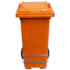 LIXEIRA 120 LITROS COM RODAS E PEDAL CORES
