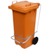 LIXEIRA 120 LITROS COM RODAS E PEDAL CORES