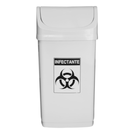 LIXEIRA 50 LITROS COLETA SELETIVA INFECTANTES LIXEIRA 50 LITROS COLETA SELETIVA INFECTANTES