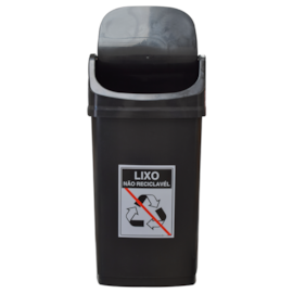 LIXEIRA 50 LITROS COLETA SELETIVA LIXO NÃO RECICLÁVEIS LIXEIRA 50 LITROS COLETA SELETIVA LIXO NÃO RECICLÁVEIS