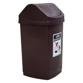 LIXEIRA 50 LITROS COLETA SELETIVA LIXO ORGANICO LIXEIRA 50 LITROS COLETA SELETIVA LIXO ORGANICO