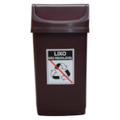 Produto LIXEIRA 50 LITROS COLETA SELETIVA LIXO ORGANICO