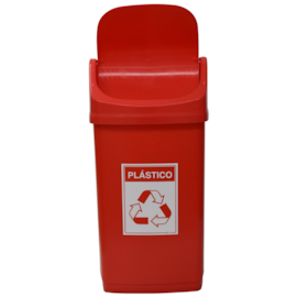 LIXEIRA 50 LITROS COLETA SELETIVA PLÁSTICOS LIXEIRA 50 LITROS COLETA SELETIVA PLÁSTICOS