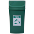 LIXEIRA 50 LITROS COLETA SELETIVA VIDROS