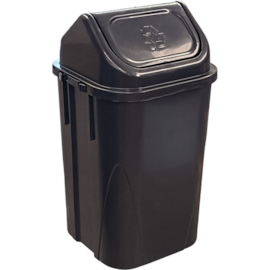 LIXEIRA 60 LITROS COM TAMPA BASCULANTE