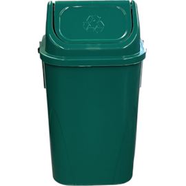 LIXEIRA 60 LITROS COM TAMPA BASCULANTE