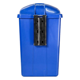 LIXEIRA COLETOR DE PAREDE POSTE 50 LITROS AZUL LIXEIRA COLETOR DE PAREDE POSTE 50 LITROS AZUL