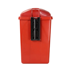 LIXEIRA COLETOR DE PAREDE POSTE 50 LITROS VERMELHO LIXEIRA COLETOR DE PAREDE POSTE 50 LITROS VERMELHO