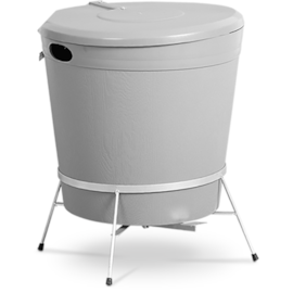 LIXEIRA COM PEDAL EM AÇO 45 LITROS BRANCA LIXEIRA COM PEDAL EM AÇO 45 LITROS BRANCA