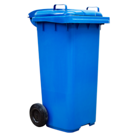 LIXEIRA CONTENTOR PLÁSTICO 120 LITROS COM RODAS