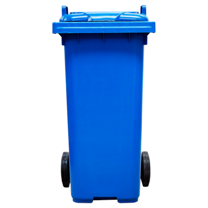 LIXEIRA CONTENTOR PLÁSTICO 120 LITROS COM RODAS