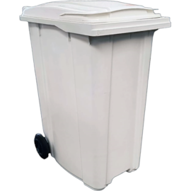 LIXEIRA CONTENTOR PLÁSTICO 360 LITROS COM RODAS BRANCO LIXEIRA CONTENTOR PLÁSTICO 360 LITROS COM RODAS BRANCO