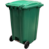 LIXEIRA CONTENTOR PLÁSTICO 360 LITROS COM RODAS VERDE