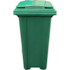 LIXEIRA CONTENTOR PLÁSTICO 360 LITROS COM RODAS VERDE