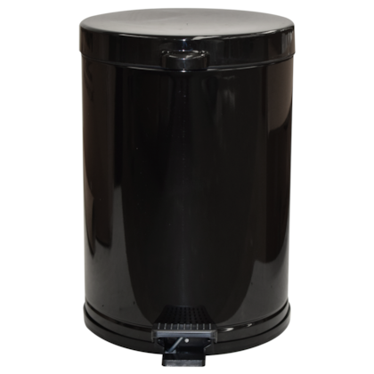LIXEIRA EM AÇO COM PEDAL E RECIPIENTE INTERNO 10 LITROS