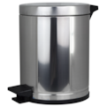 LIXEIRA EM AÇO INOX COM PEDAL E RECIPIENTE INTE...