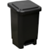 LIXEIRA RETANGULAR 25 LITROS COM PEDAL E HASTE DE METAL