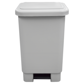 LIXEIRA RETANGULAR 50 LITROS COM PEDAL E HASTE DE METAL LIXEIRA RETANGULAR 50 LITROS COM PEDAL E HASTE DE METAL