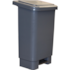 LIXEIRA RETANGULAR 50 LITROS COM PEDAL E HASTE DE METAL